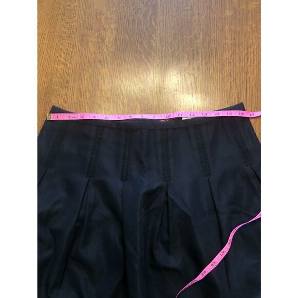 GAP Black Mini-Skirt with Pleat Darts & Pockets Size 8 - Picture 4 of 11